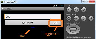 Text Color and Toggle Off