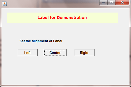 Label Example