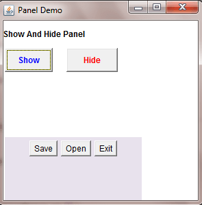 AWT Panel