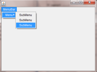 AWT Sub Menu