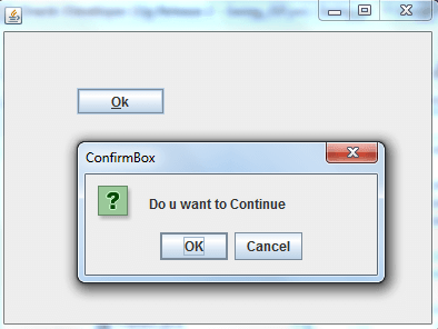 optionPane Example