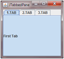 Tab Pane Example