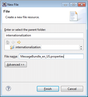 Add Property Files