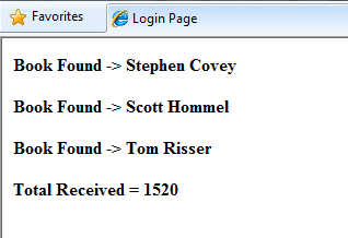 EJB Singleton output