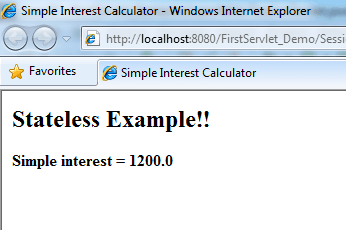 EJB Stateless Output
