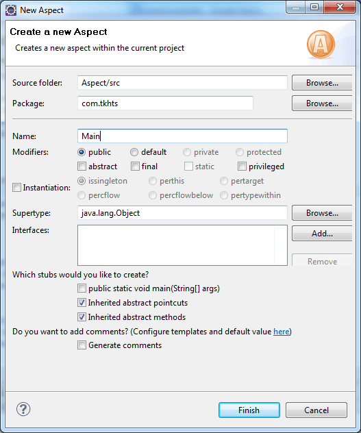 Add Aspect