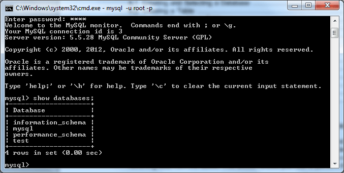 mysql ready to start