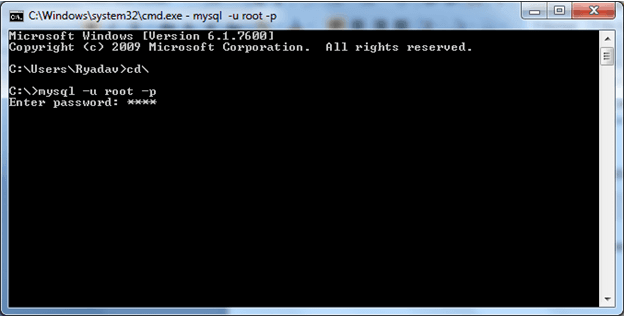 mysql start