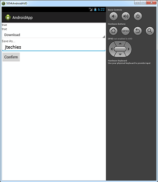 External storage saved
