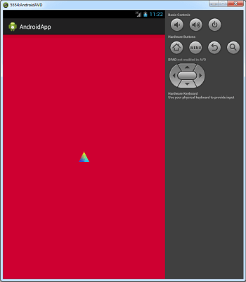 OpenGL triangle example